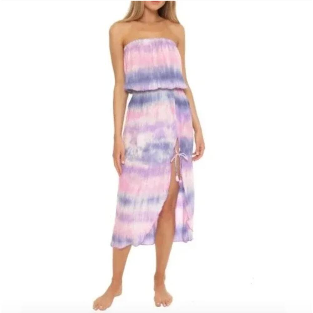 BECCA by Rebecca Virtue Free Bird Tie Dye Coverup Dress